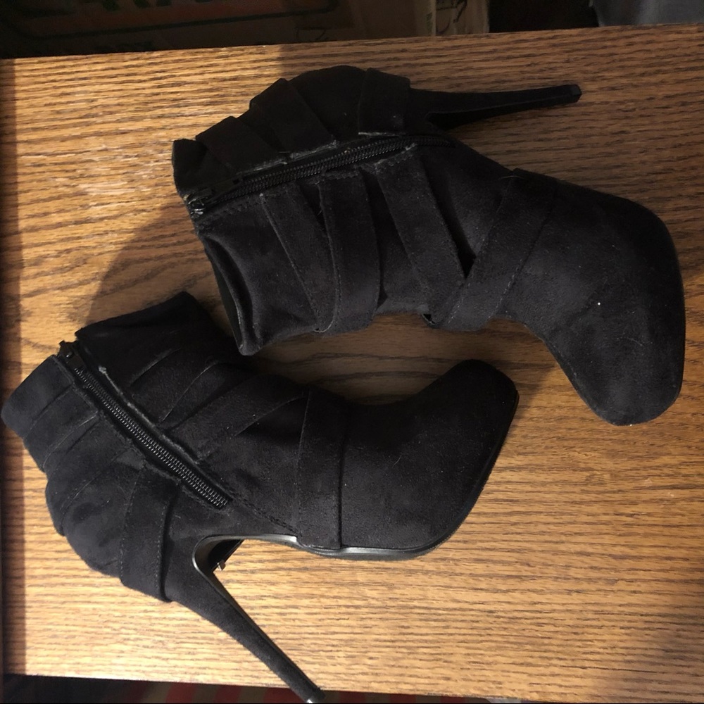 New black booties - size 7
